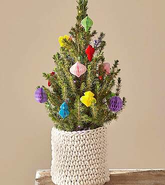 Holly Jolly Mini Christmas Tree - FedEx