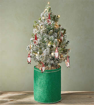 I'll be Gnome for Christmas Tiny Tree - FedEx