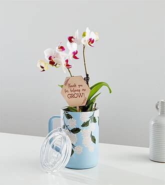 Thank You Orchid in Corkcicle Mug - FedEx