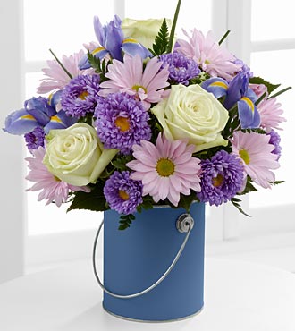 Color Your Day Tranquility Bouquet by FTD