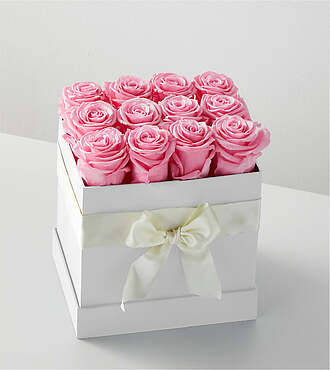 Pink Forever Roses - FedEx - PRPINK12