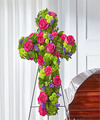 Image of Standard version for Tribute Rose Floral Cross