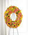 Image of Standard version for Autumnal Memories Wreath