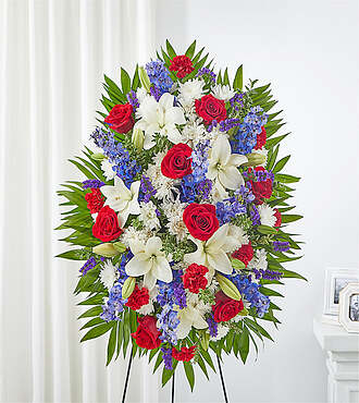 Cherished Service Standing Spray - S5719