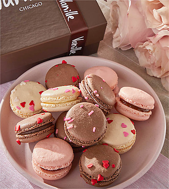 Valentine's Day Vanile Macarons - FedEx