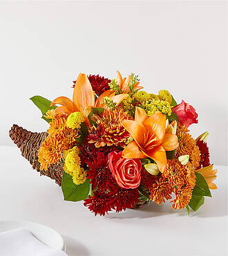 Bouquet of Blessings Cornucopia - V5505