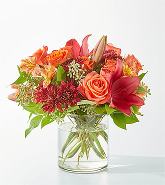 Crimson Leaves Bouquet - V5570