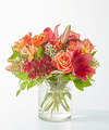 Image of Deluxe version for Crimson Leaves Bouquet