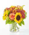 Image of Deluxe version for Flannel Scarf Bouquet