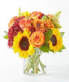 Image of Premium version for Flannel Scarf Bouquet