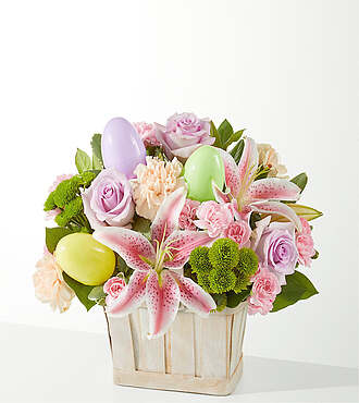 Eggcellent Blooms Basket - V5595