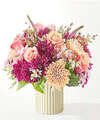 Image of Standard version for Berry Cobbler Bouquet with Ivory Vase
