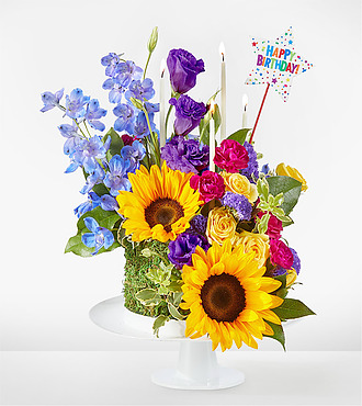 Star of the Day Floral Cake - V5807SPK