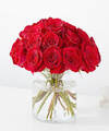 Image of Deluxe version for Cupid's Embrace Red Rose Bouquet