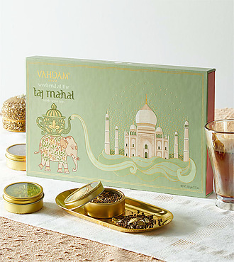 Weekend At The Taj Mahal Gift Set, 8 Teas - FedEx