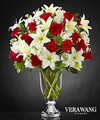 Image of Premium version for FTD Grand Occasion Bouquet by Vera Wang- VASE INCLUDED