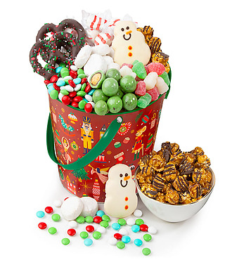 Christmas Treats Tin Pail - FedEx - X-F10