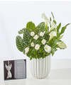 Image of Standard version for Celebration of Life Angel with Garden - White Garden - FedEx