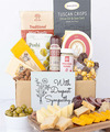 Image of Standard version for Deepest Sympathy Deluxe Charcuterie and Cheese Gift Box - FedEx