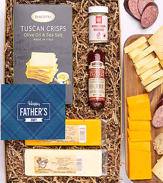 Happy Father's Day Cheese and Meat Gift Box - Gift Box - FedEx - YI0B1