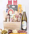 Image of Standard version for Premium Charcuterie and Wine Gift Basket - White Wine - FedEx