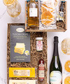 Image of Standard version for Cheese and Meat Box with Garden Party Spritz Cocktail Kit and Sparkling Wine - FedEx