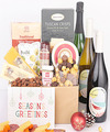 Image of Standard version for Season's Greetings Deluxe Charcuterie Cheese and Wine Gift - 3 Bottles - FedEx