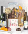 Image of Standard version for Season's Greetings Gourmet Gift Box with Wine - 4 Bottles - FedEx