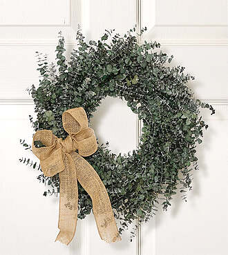 Rustic Eucalyptus Wreath - FedEx - YOF03
