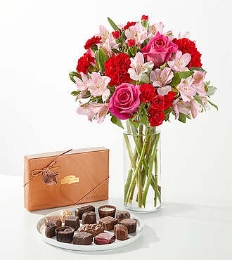 You're Precious Bouquet and Chocolate Gift Set - YPBS-CH