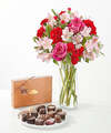 Image of Standard version for You're Precious Bouquet and Chocolate Gift Set